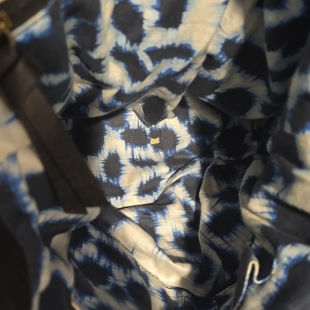 CYNTHIA‎ VINCENT (Anthropologie) large Suede Shoulder Hobo/Tote Bag in Black
